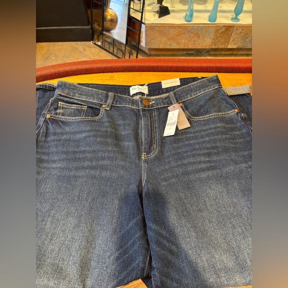 Lane Bryant Boyfriend Jeans - Dark Blue